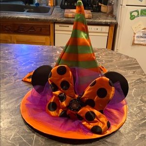 Minnie Mouse Witch Hat OS